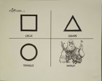 Circle square triangle patriot