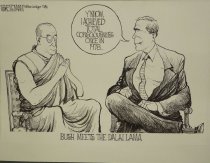 Bush Meets The Dalai Lama