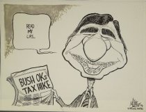 [bush oks tax hike]