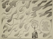 After battling the inferno for 36 hours, authorities predict they will soon have Bob Dole's birthday cake fully contained...