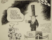 "And here we have the actual stovepipe hat of Abraham Lincoln as it appeared when rented to a Democratic campaign contributor..."