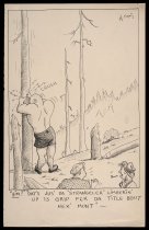 Him? Dat's jus' da "Strangeler" limberin' up 'is grip fer da title bout nex' munt--