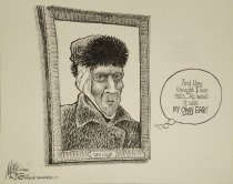 "And they thought I was nuts... At least it was my own ear!"