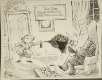 New Item: Crazed tourist spray paints White House bust...
"Hmmm... I usually enjoy being 'pantsed'"