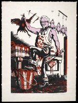 [colonel sanders killing chickens]