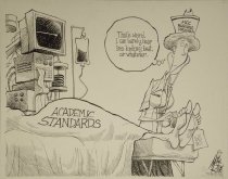 "That's weird, I can barely hear his kidney beat, or whatever..."