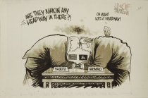 "Are they makin' any headway in there?!..."