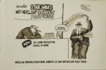 Arnold's Star Wars Anti-Nuclear Rainbow Peace Shield