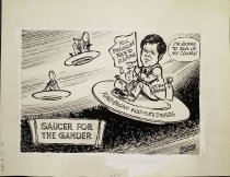 Saucer for the gander