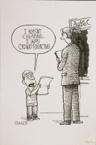 I wasn't cheating... I was crowdsourcing.