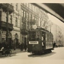 Warsaw Ghetto - Trolley for Jews