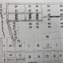 Plot  map from Hasimer plots from Mt .Lebanon Cemetery