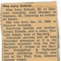 Announcement, funeral