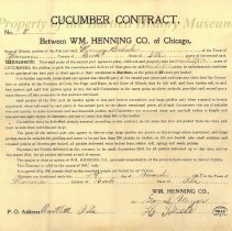 Cucumber contract