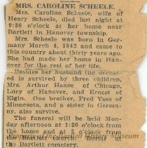 Announcement, Funeral