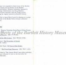 Bartlett Centennial 1891-1991