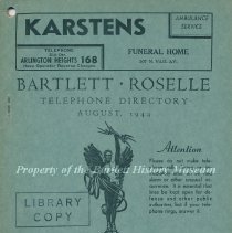 Bartlett - Roselle Telephone Directory