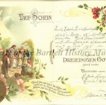 Certificate, Baptismal