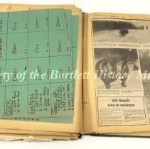 Probst M05-2-1 Girl Scout Scrapbook Sledding Camping