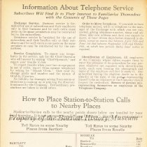 Bartlett - Roselle Telephone Directory