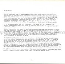 Feasibility and Recreation Study of the Bartlett Hills Golf Course