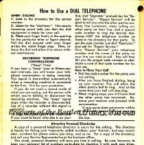 Directory, Telephone