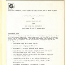 1981 David Gill Bartlett Hills Proposal