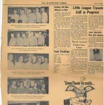 The Hanover Times, July 11, 1963 Bowling Teams