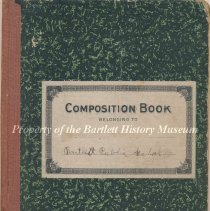 Bartlett School 1933 composition book