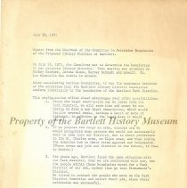 Bartlett Library District boundaries