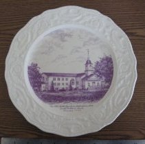 Old North Church, founded 1734 plate