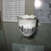 Breakwater Lighthouse teacup (front)
