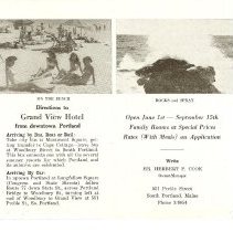 Grand View Hotel brochure