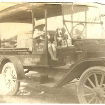 Copy photo--Andrew J. Cash delivery vehicle.