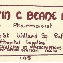 Ad for Austin Beane pharmacy