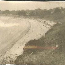 1952 view of Willard Beach from Fort Preble