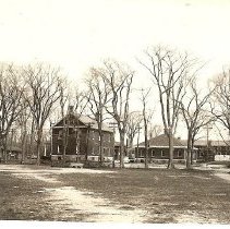 Fort Preble in 1962: Post Headquarters and Guard House