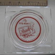 Ashtray from Lano's Steak House in Cash Corner