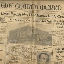 Newspaper - The Church World - 1938