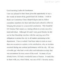 Jack Gibson speech, page 1