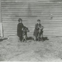 Lawrence and Edwin Roberts at Dawson Farm