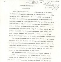 Portland Rolling Mills history