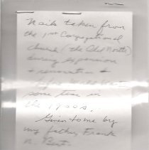 Old North Church nails