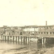 E.W. Brown building after fire