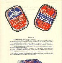 Brawn Co. Casco brand sardine proposition form