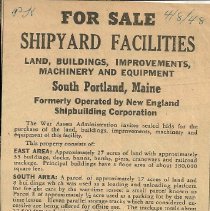 Shipyard facilities for sale