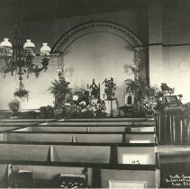First Congregational Church interior after rededication