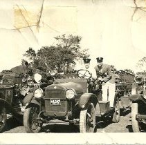 Call firemen, Ernest F. Smith Sr. on the right