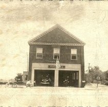 Cash Corner fire house 1942, Engine 5
