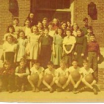Roosevelt School, circa 1948, student group